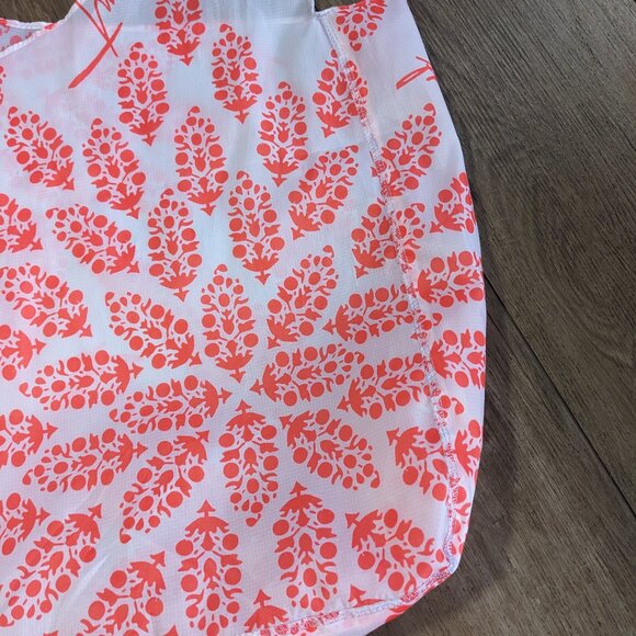 Free People Movement Tote Lightweight Orange Crossbody Reusable Shopping Bag - Picture 5 of 6